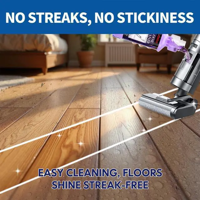 Alt view image 4 of 7 - Low Foam Robot Vacuum Floor Cleaning Concentrate Solution Compatible for Roborock Q5 Max, Tineco, iFloor, 8.45 Fl Oz 250ml
