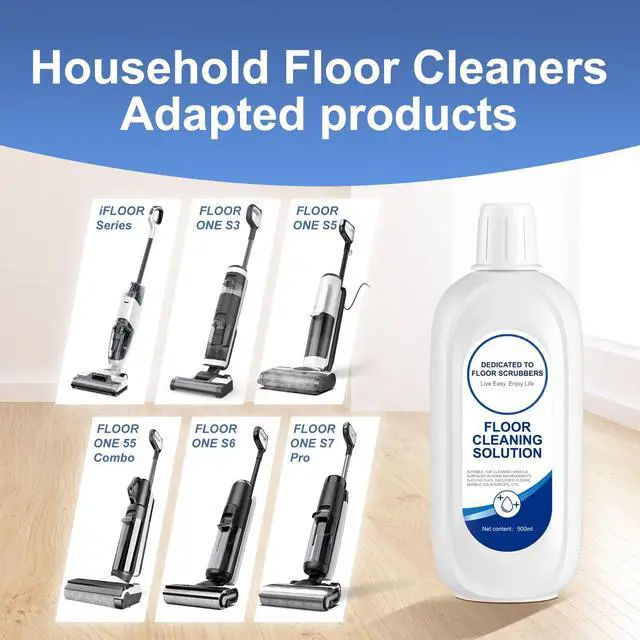 Alt view image 2 of 7 - Floor Cleaning Solution Original Flavor Scent Compatible with Tineco Cleaning Solution, Residue & Streak Free, Suitable for All Robot Vacuum Cleaners and Wireless Wet Dry Dual-Use Vacuum Cleaners