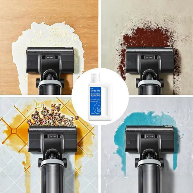 Alt view image 7 of 7 - Floor Cleaning Solution for Dreame Aero/G10/H12/H13/H14/H15 Wet Dry Vacuum