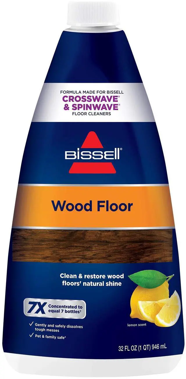Main image of CrossWave & SpinWave Wood Floor Cleaning Formula, 32 oz, Dissolves Dirt, Grime, and Sticky Messes, Safe on Sealed Floors, Pair with CrossWave, SpinWave, & Other Hard Surface Cleaners, Lemon