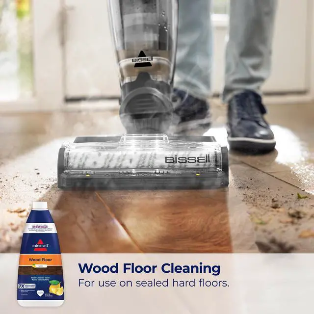 Alt view image 5 of 7 - CrossWave & SpinWave Wood Floor Cleaning Formula, 32 oz, Dissolves Dirt, Grime, and Sticky Messes, Safe on Sealed Floors, Pair with CrossWave, SpinWave, & Other Hard Surface Cleaners, Lemon