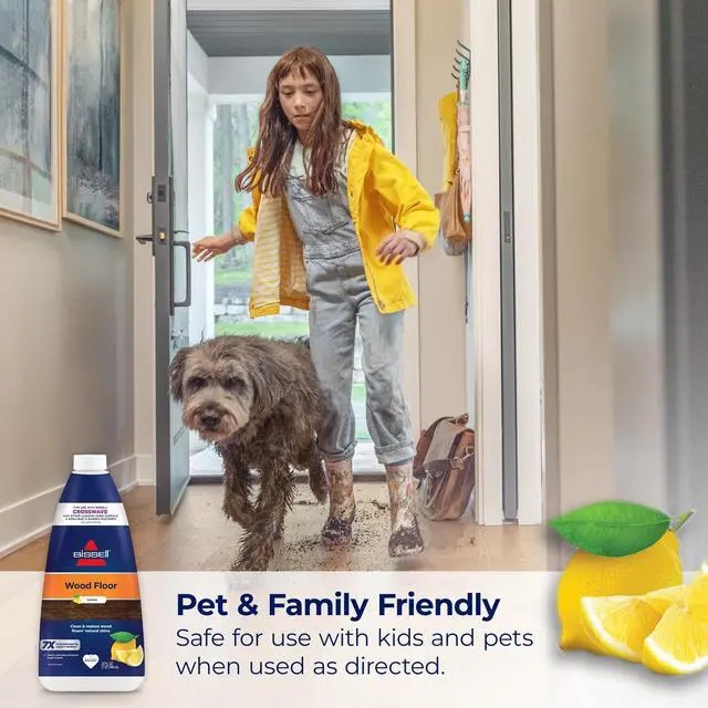 Alt view image 6 of 7 - CrossWave & SpinWave Wood Floor Cleaning Formula, 32 oz, Dissolves Dirt, Grime, and Sticky Messes, Safe on Sealed Floors, Pair with CrossWave, SpinWave, & Other Hard Surface Cleaners, Lemon