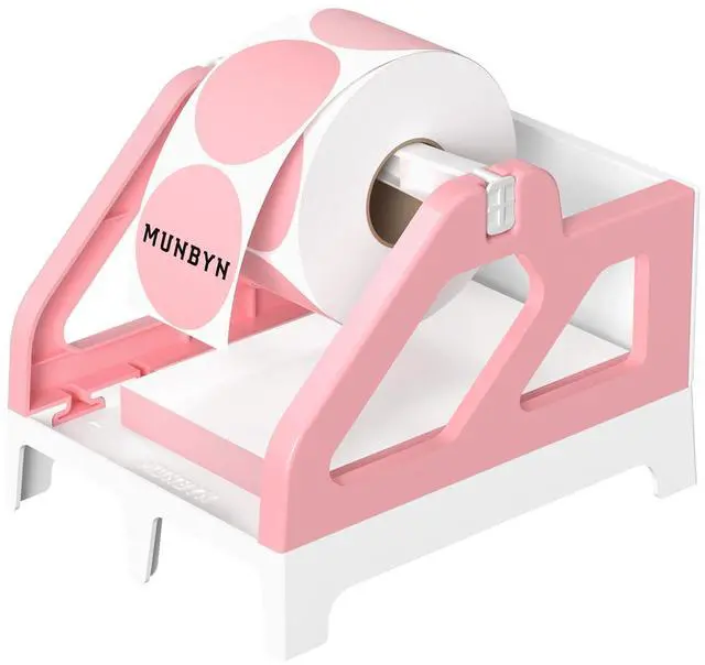 Main image of Label Holder for Rolls and Fan-Fold Labels, Pink