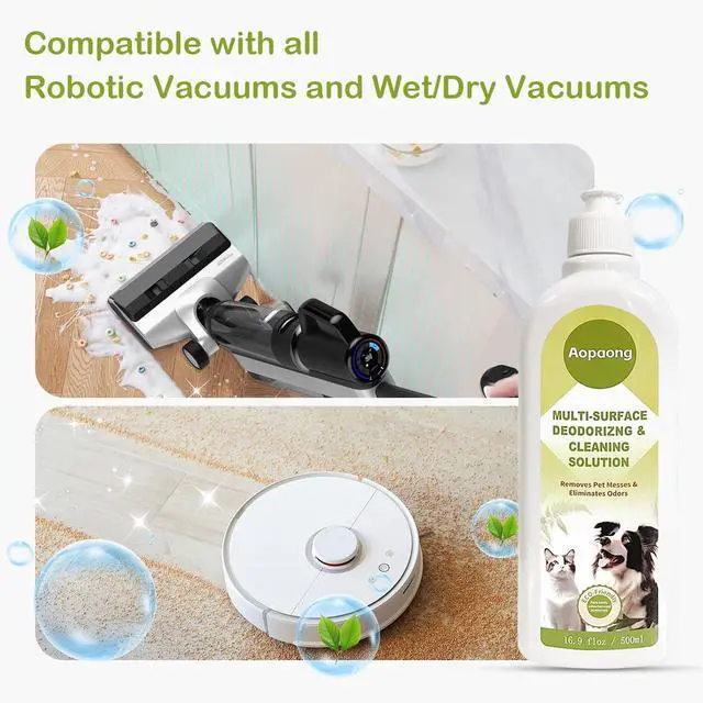 Alt view image 3 of 7 - Floor Cleaning Solution for Robot Vacuum & Mop, Fresh Scent