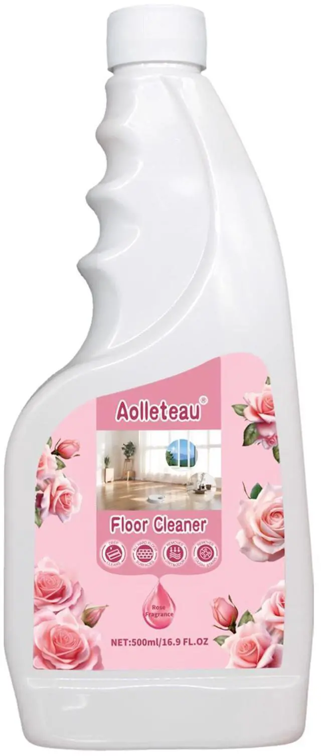 Main image of Robot Mop Cleaning Solution Concentrate Compatible with Robot Mops, Wet Dry Vacuums for Roborock, Tineco, Dreame, Narwal, Shark, Bissell Mops, 16.9 FL.oz, Dilution Ratio 1:200, Rose Scent