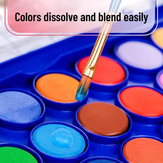 Alt view image 5 of 7 - Watercolor Paint Set, 40 pcs, 36 Colors, Watercolor Paints