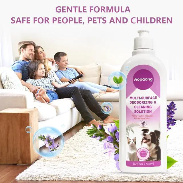 Alt view image 2 of 6 - Floor Cleaning Solution for Robot Vacuum & Mop, Lavender