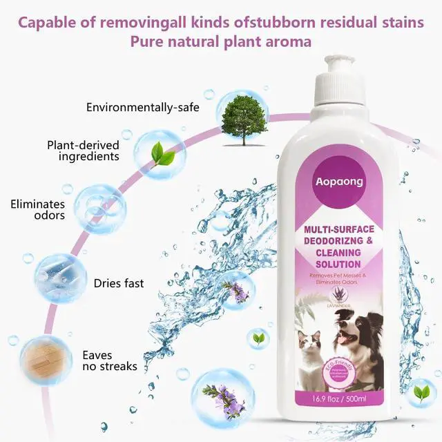 Alt view image 4 of 6 - Floor Cleaning Solution for Robot Vacuum & Mop, Lavender