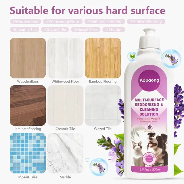 Alt view image 5 of 6 - Floor Cleaning Solution for Robot Vacuum & Mop, Lavender