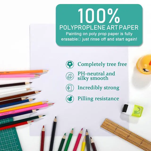 Alt view image 2 of 7 - 60 Sheets Watercolor Paper Pad Bulk Art White Cold Press Painting Paper for Artist Watercolorist Drawing(5 x 7 Inch,Cold Press)