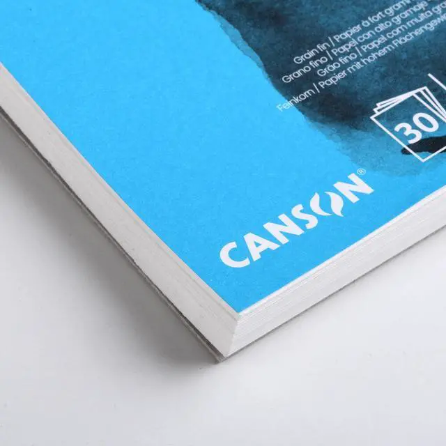 Alt view image 4 of 5 - XL Watercolour 300gsm A5 Paper, Cold Pressed, Spiral Pad Short Side, 30 White Sheets, Ideal for Professional Artists