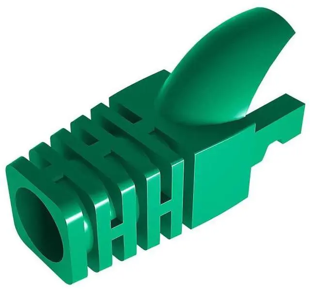 Main image of 50 Pcs Cat5 Cat5E Cat6 Strain Relief Boot, RJ45 Plug Connector Cover Modular Network Plug Connector Cap Cable Connector Boots, Green