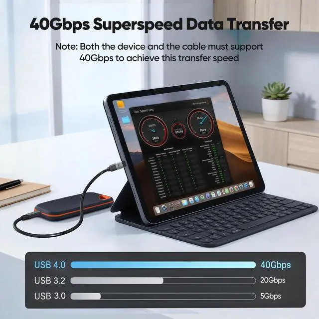 Alt view image 3 of 7 - 90 Degree USB C Adapter 2Pack, 40Gbps/8K@60HZ/240W Thunderbolt 4 Right Angle Type C Male to Female Adapter Extender USB4 Kit Compatible with Steam Deck, Switch 2, ROG Ally, Laptop, Docking, Quest 3