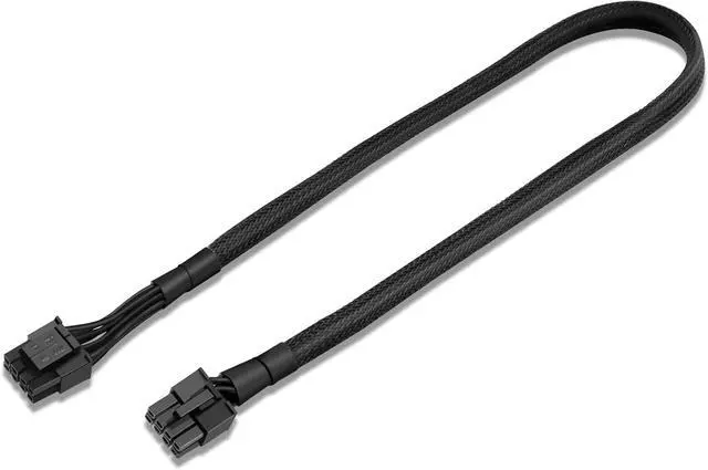 Main image of PSU 8-Pin Male to CPU 8 Pin (4+4 Removable) Plug EPS-12V Motherboard Power Adapter Cable for MSI MAG A850GL A750GL & MPG A850G A1000G Modular Power Supplies, Sheathed Cable - 65 cm