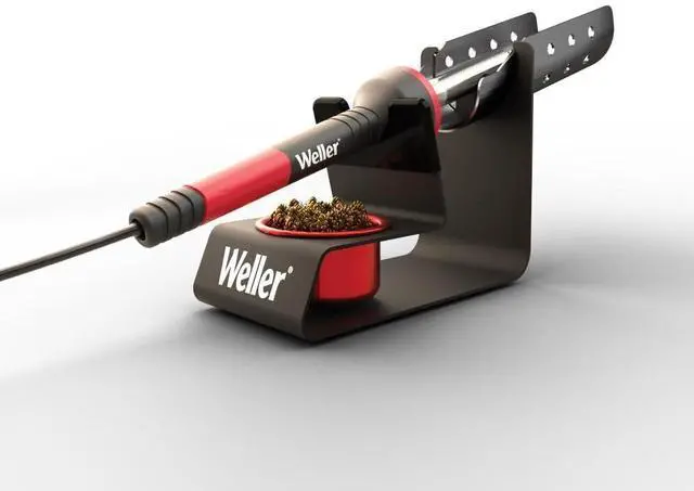 Alt view image 2 of 7 - Soldering Iron Holder with Dry Tip Cleaner - WLACCH1