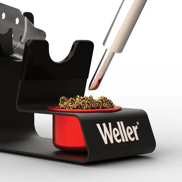 Alt view image 7 of 7 - Soldering Iron Holder with Dry Tip Cleaner - WLACCH1