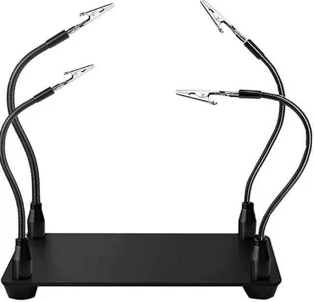 Main image of Helping Third-Hand Soldering, Helping Hands Soldering Station Tool 4 Flexible Arms with Stable Base for Electronic Repair Soldering Jewelry Crafts
