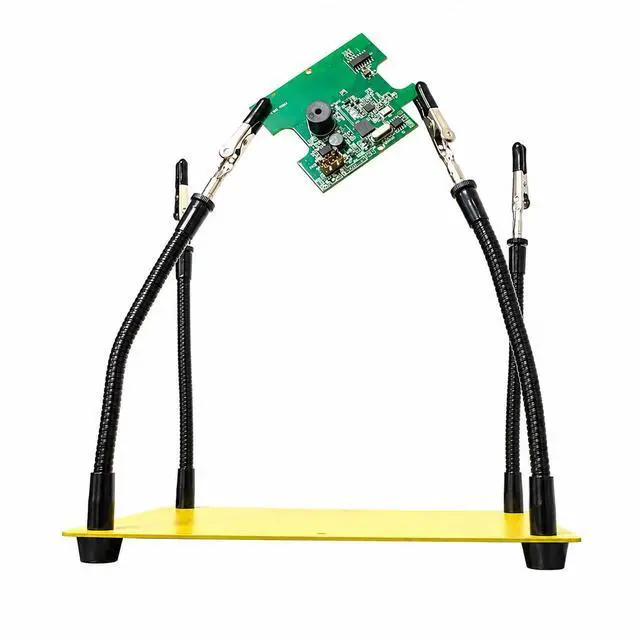 Alt view image 3 of 7 - PCB Holder Soldering Helping Hands Circuit Board Holder with Alligator Clips Third Hand Tool for Electronics Repair DIY Soldering Workbench Tool (Hands Soldering Station)