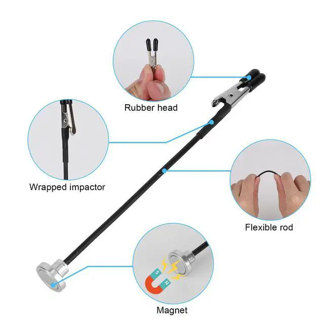 Alt view image 3 of 7 - Magnetic Helping Hands for Soldering, Include 10pcs Flexible Clips Arms & 1pcs Iron Box Station, All-in-One Third Hands Tools Stand for Solder Circuit Board PCB Holder Model Painting Accessories