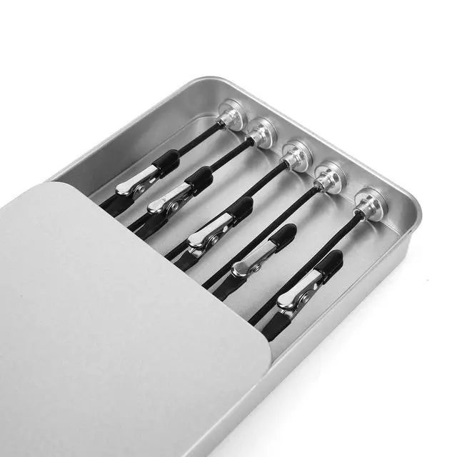 Alt view image 7 of 7 - Magnetic Helping Hands for Soldering, Include 10pcs Flexible Clips Arms & 1pcs Iron Box Station, All-in-One Third Hands Tools Stand for Solder Circuit Board PCB Holder Model Painting Accessories
