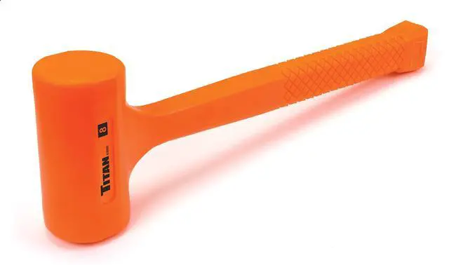 Main image of 63008 8oz Dead Blow Hammer with Steel Shot Filled Head, Spark & Rebound Resistant, 10.5" Non-slip Diamond Textured Handle