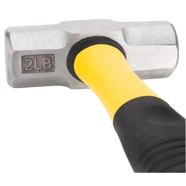 Alt view image 4 of 6 - 1935 2lb Fiberglass Handle Sledge Hammer , Black