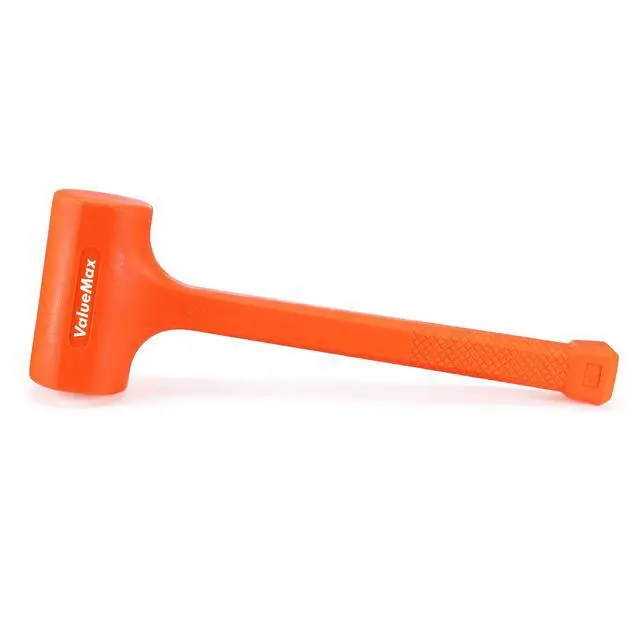 Alt view image 2 of 7 - 3 lb Dead Blow Hammer, Hammer Mallet, Anti-Rebound, Spark Resistant, Non-Slip Grip, One-Piece PVC Coated Design for Automotive, Construction and Home Use