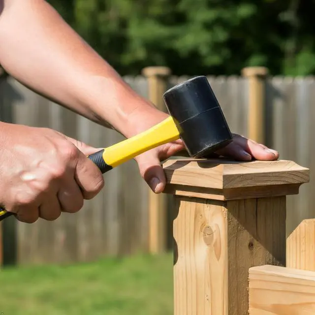 Alt view image 2 of 7 - Rubber Mallet Hammer Soft Mallet - 12.4 oz Rubber Hammer Mallet, Soft Rubber Head Hammer, Mallets with Comfort Grip, Suitable for Flooring, Tile, Furniture Assembly, Fencing, Camp & Woodwork Projects