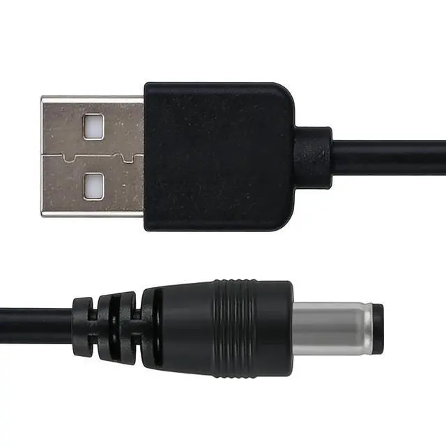 Alt view image 2 of 2 - 5Pcs USB to DC 5V Power Cord Universal 5.5x2.1mm 5 Volt Connector Charge Barrel Jack Power Cable for Small Electronics Devices USB Extension Cable 5.5 * 2.1mm