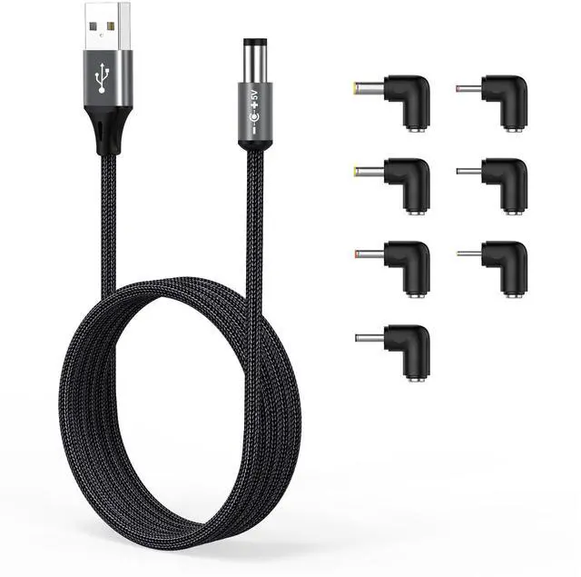 Main image of 5ft USB to DC 5V Power Cord 5521(5.5x2.1mm)