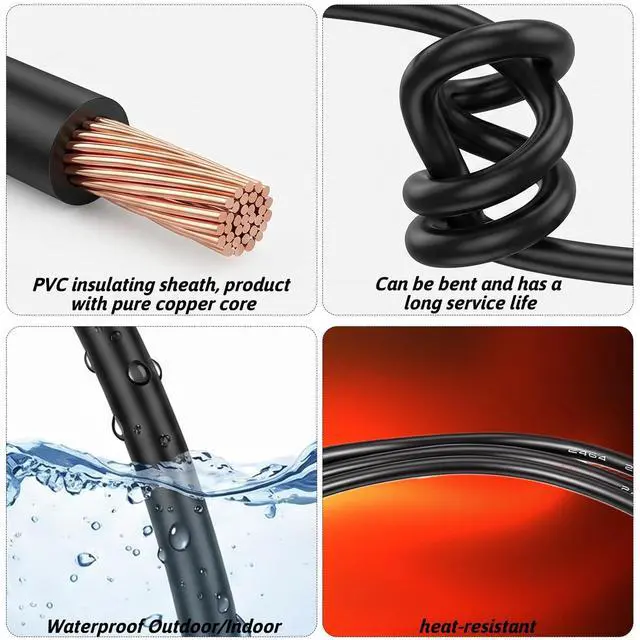Alt view image 4 of 7 - 2 Pack 3.3 FT DC Power Extension Cable, 5.5mm x 2.1mm 18AWG Male to Female Extension Power Cord 12V Extension Cable Universal Plug Supply Adapter for CCTV Camera LED Strip Light Router 3D Printer