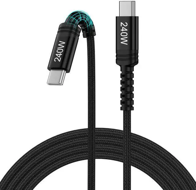 Main image of USB Type C Charger 10FT 240W USBC to USBC Cable Fast Charging Long Cord for iPhone 17 16 15, iPad Pro/Air, MacBook, Laptops, Samsung Galaxy A37 A57 A36 A26 S26 Ultra S26 Plus S25 Ultra S25 A17 A16 A56