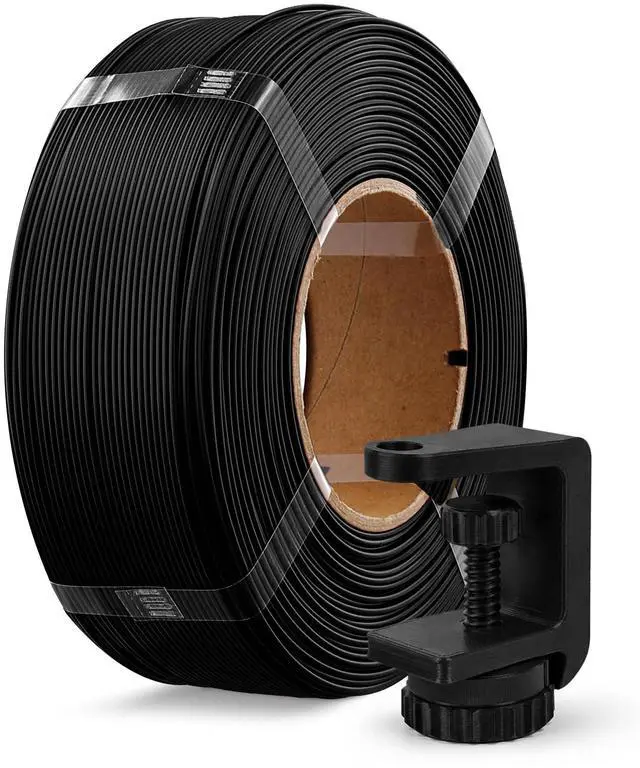 Main image of High Speed Refill PLA+ 3D Printer Filament 1.75mm, Upgraded Rapid PLA 2.0 with Enhanced Toughness & Stability, 1kg (2.2lb) Refilament for Bambu Lab (Black)