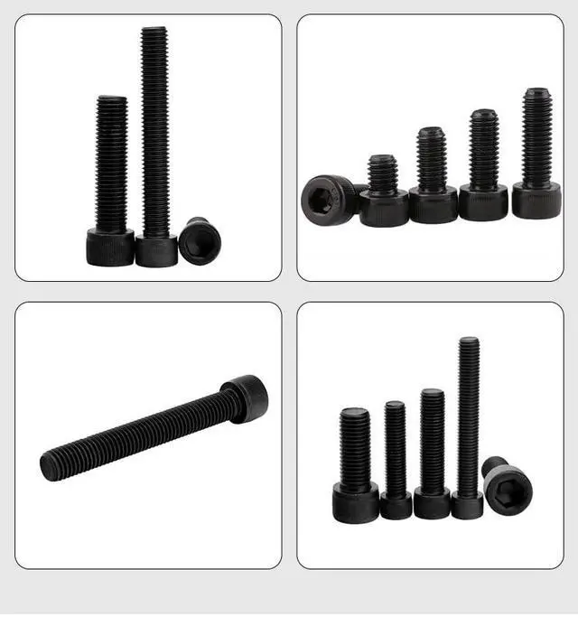 Alt view image 6 of 7 - 527 Pcs M4 M3 Metric Screws Assortment Kit, Machine Screw Assortment, Nuts and Bolts Assortment 12.9 Grade High Strength Carbon Steel Black 16 Sizes 6mm 8mm 10mm 12mm 16mm 20mm 25mm 30mm