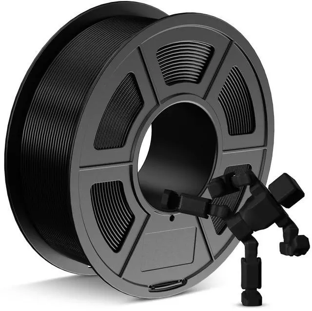 Main image of PETG Filament 1.75mm Black 1.1 KG, Strong Toughness PETG 3D Printer Filament Dimensional Accuracy +/- 0.02 mm, 2.4lbs Spool Fits for Most FDM 3D Printers