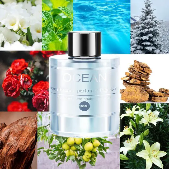 Alt view image 4 of 7 - 3.5OZ/100ml Large Car Air Freshener Refill, CO01/Dedicated Perfume Refill Air Fragrance Essential Oil Diffuser 6 Months Long Lasting, Car Scents Refill Made of Natural Plant Extracts, Ocean