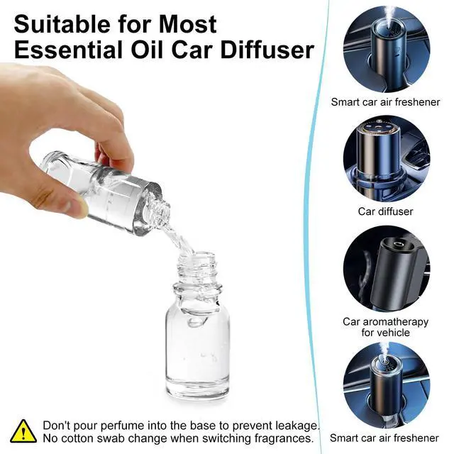 Alt view image 5 of 7 - 3.5OZ/100ml Large Car Air Freshener Refill, CO01/Dedicated Perfume Refill Air Fragrance Essential Oil Diffuser 6 Months Long Lasting, Car Scents Refill Made of Natural Plant Extracts, Ocean