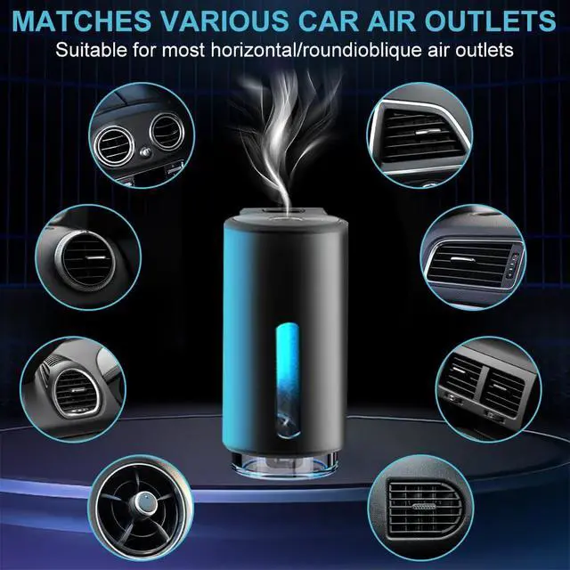 Alt view image 4 of 7 - Smart Car Air Freshener Diffuser, 3 Levels Adjustable Modes