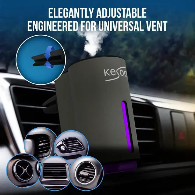 Alt view image 3 of 7 - Smart Car Air Freshener: Revolutionary Smart Car Diffuser Vent Clip with 3 Exclusive 10 ml Fragrances (Fresh Essence Collection)