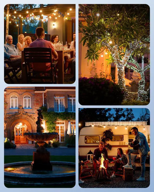 Alt view image 6 of 7 - Outdoor Timer for Lights, Waterproof Outlet Timer with 2 Grounded Electrical Outlets, for String Light, 15A 1/2HP, UL Listed