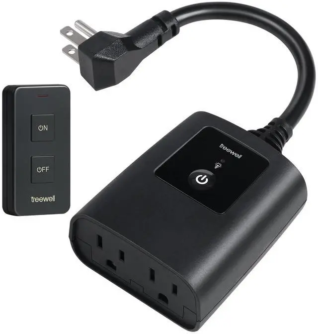 Main image of Outdoor Remote Control Outlet with Portable Magnetic Switch