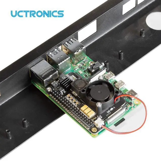 Alt view image 5 of 6 - for Raspberry Pi 4 PoE HAT with Cooling Fan, Mini Power Over Ethernet Expansion Board for Raspberry Pi 4 B, 3 B+ and Rackmount