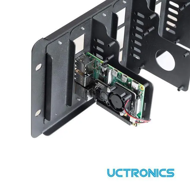 Alt view image 6 of 6 - for Raspberry Pi 4 PoE HAT with Cooling Fan, Mini Power Over Ethernet Expansion Board for Raspberry Pi 4 B, 3 B+ and Rackmount