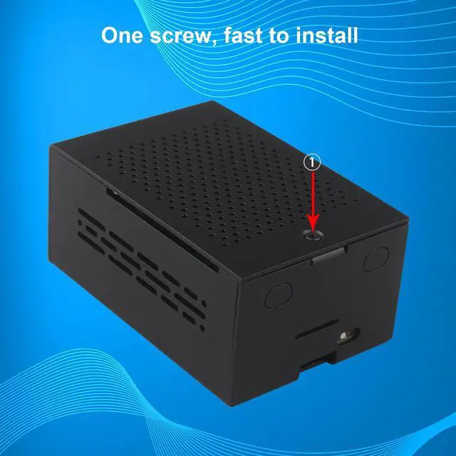 Alt view image 4 of 7 - Aluminum Case ZC501 with Active Cooler ZP536 for Raspberry Pi 5 2GB 4GB 8GB 16GB Support PCIe to M.2 NVMe PoE HAT WiFi7 RS485 RS232 PCIe Peripheral Board ZP511 ZP517A ZP581 ZP582 ZP590A ZP592
