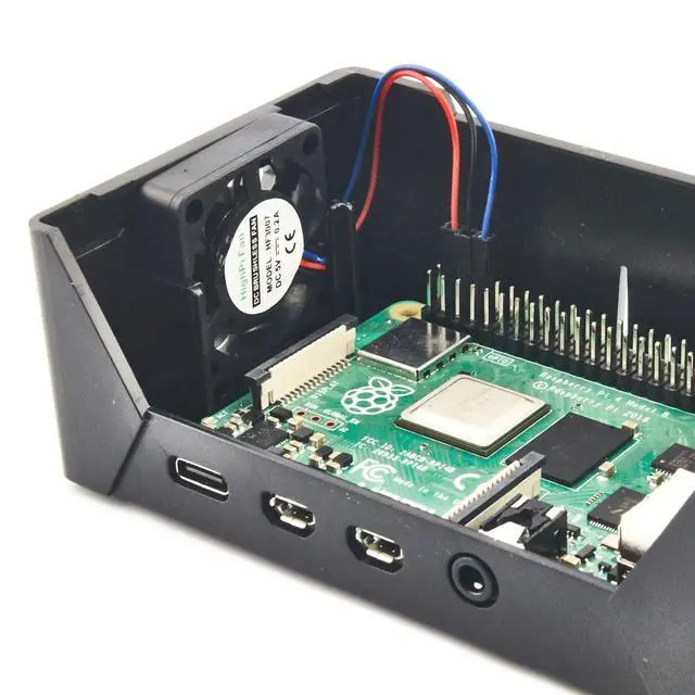 Alt view image 3 of 6 - HighPi Pro Case for Raspberry Pi 4