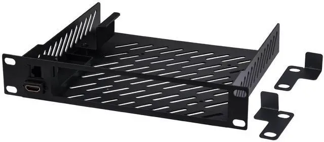 Main image of 10inch 1U Mini PC Rack Mount Shelf with RJ45 CAT6 Port & HDMI Port for DeskPi RackMate T1/T0