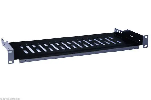 Alt view image 3 of 4 - Server Shelf Cantilever Tray Vented Shelves Rack Mount 19 Inch 1U 6Inch (150mm) Deep