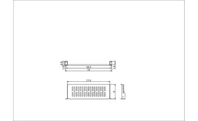 Alt view image 4 of 4 - Server Shelf Cantilever Tray Vented Shelves Rack Mount 19 Inch 1U 6Inch (150mm) Deep