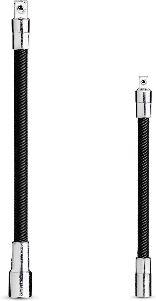 Main image of 00239A Flexible Extension-Bar Set, 1/4-Inch and 3/8-Inch Drives, Flexible Socket Extension Bars, 2-Piece Set