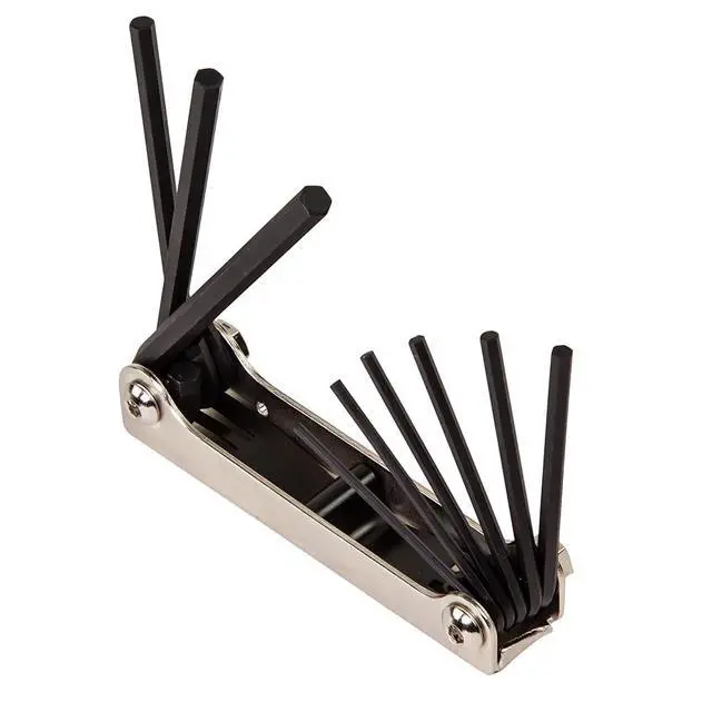 Alt view image 3 of 7 - 70591 Folding Hex Key Set, 9-Key, SAE Sizes